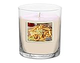OverSoyed Man Cave Man Candle Collection French Fries Scent French Fry Scented Jar Candle Artisan Hand Poured 8 oz. 75 HR Burn 2 78 x 3 12 Reusable Tumbler Tan, Paraffin Free MAN0024HLTJ08