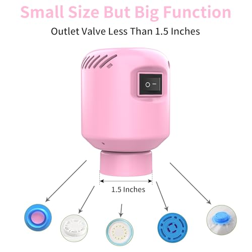 Image of LISACOOL Portable Vacuum Pump Electric Pump Storage Bags for Various Vacuum | 80%Space Saver,Travel Packing Essential&Luggage Space Saving,Seasonal Clothing & Bedding Storage,Dorm Organizing Fast