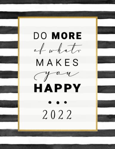 2022: Large Planner Monthly Weekly Organizer with Notes Section + 45 Dot Grid Pages, To Do List 8.5x11 - Modern Calendar January - December Year A4 - ... Schedule Notebook Journal Almanac For Women