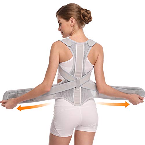 Correcteur de posture dos confortable et discret pour hommes et femmes