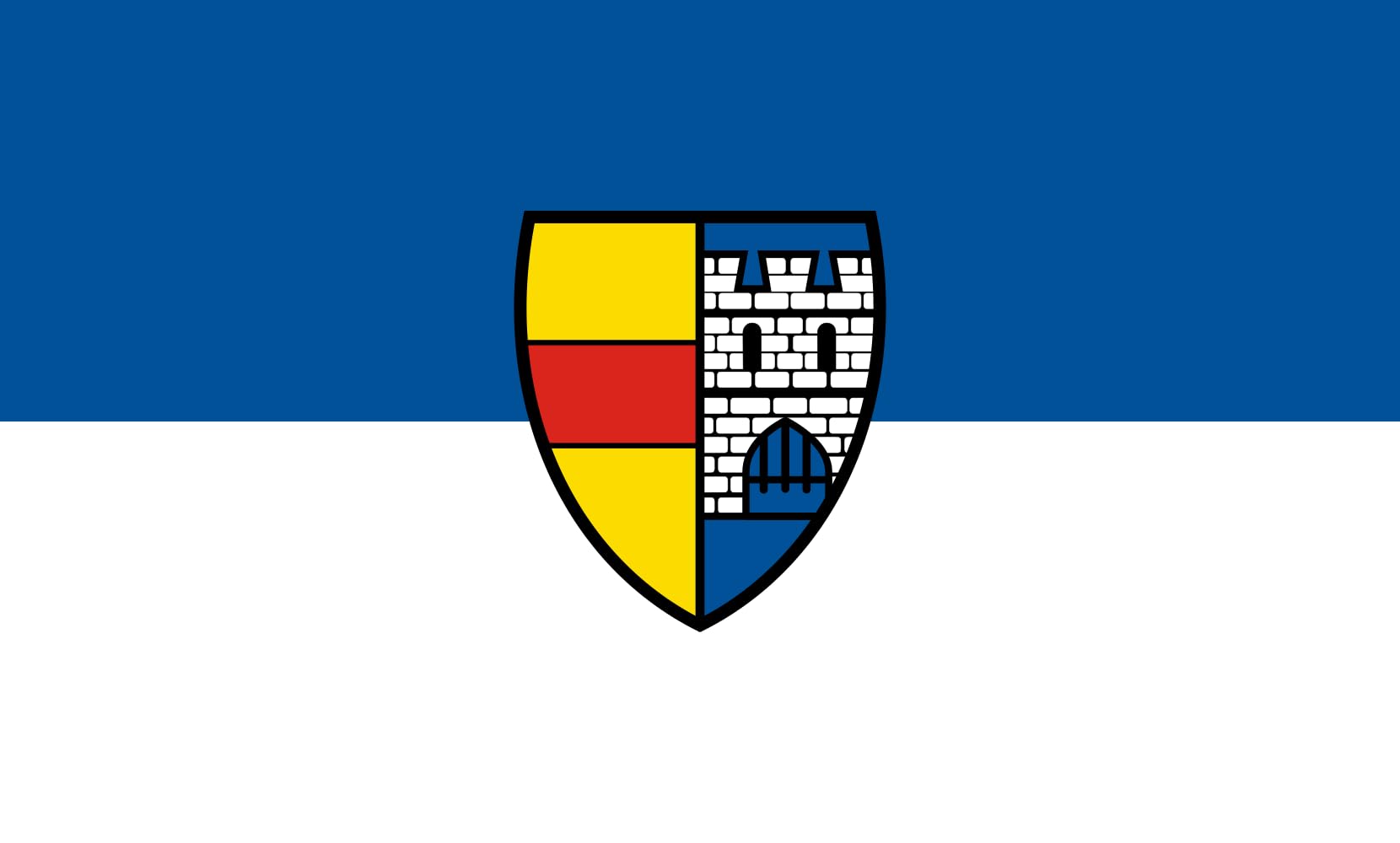 Drapeau Lahr/Schwarzwald horizontal de 1.35m² pour décorer votre jardin