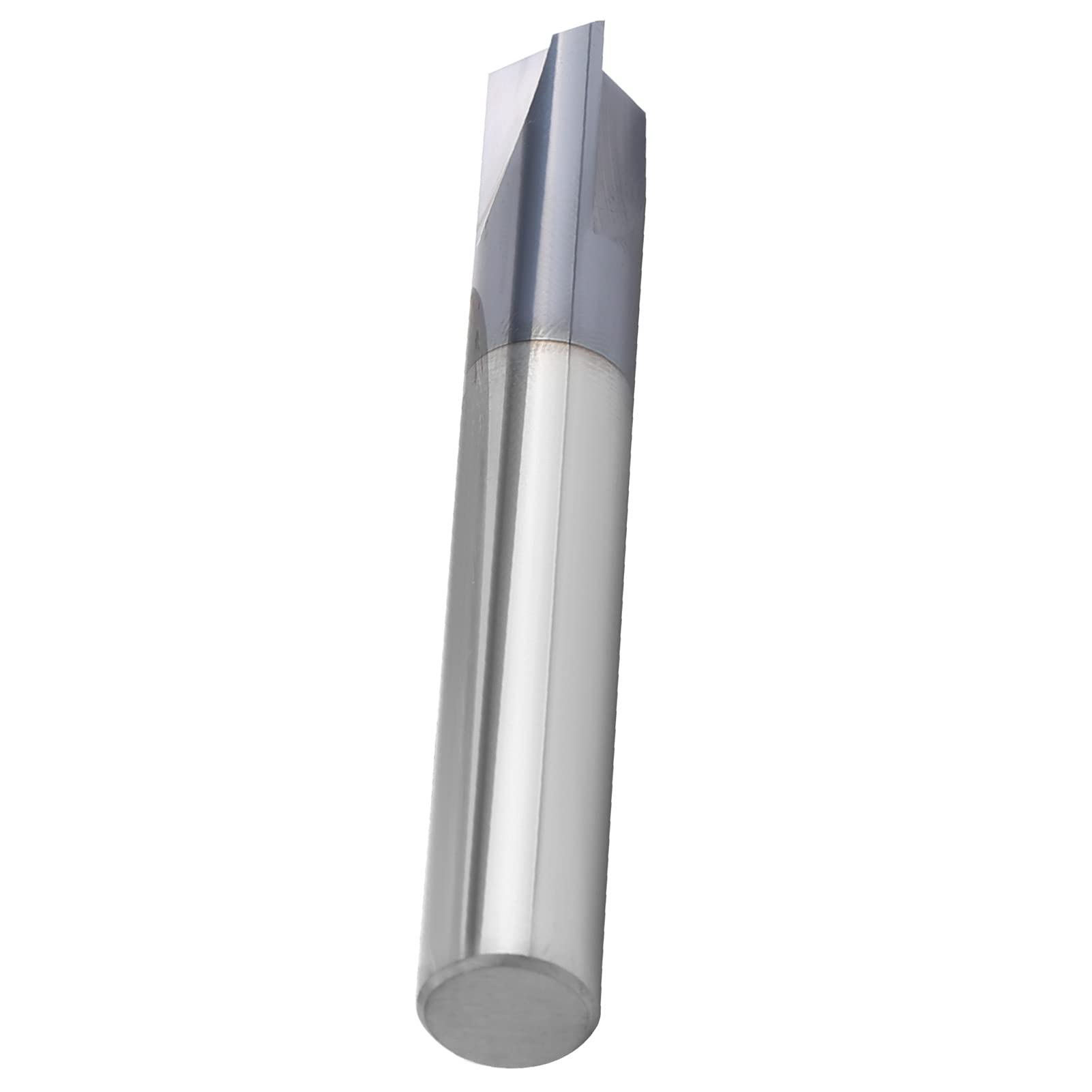 Wiertło z 3 Rowkami do Fazowania ze Stali Wolframowej Frez do Fazowania 120 Stopni 6 Jednoczęściowa Konstrukcja Frezowania CNC Grawerowanie Aluminium Miedź Mechanicy (D10*120°*75L)