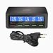 Produktbild iLepo 5V10A USB Ladegerät Qualcomm Quick Charge 3.0 Handy Ladegerät Netzteil USB Schnellladegerät Mehrfach Phone Charger für i Phone Samsung Google Pixel 6 pro Xiaomi -Schwarz
