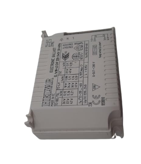 HELVAR Reattore ballast L40A-P, 36-40 W, 2x18-20 W, 230V, 50 Hz