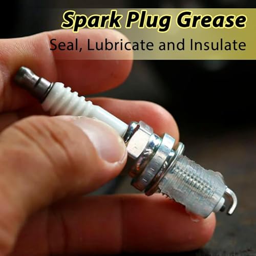 KEZE Dielektrisches Fett für elektrische Steckverbinder, Zündkerzenstecker, Korrosionsschutz, Salz und Schmutz, Kfz-Tuning, Dielektrisches Fett für Batterieklemmen,30g pro Stück, 1er-Pack