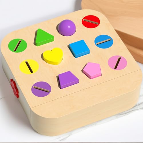 Jeu de correspondance sensorielle en bois contre l'ennui - 3