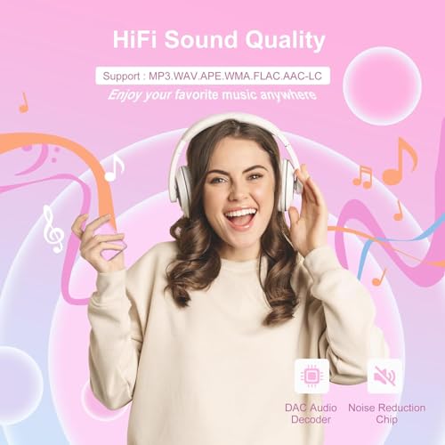 Image of MP3 Player with Bluetooth 5.3-64GB Portable Music Player with 2.4 inch Full Touch Screen, MP3 Player with HD Speaker, FM Radio, Video, Voice Recorder, HiFi Sound Shuffle Music Player