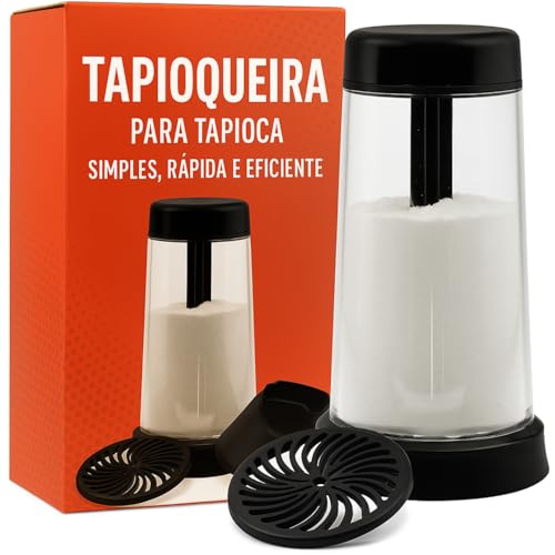 Tapioqueira Polvilhador para Tapioca – Peneira Manual para Farinha e Goma – Ideal para Tap... Tapioqueira Polvilhador para Tapioca – Peneira Manual para Farinha e Goma – Ideal para Tap...