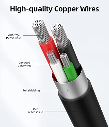 Image of USB C to USB C 65W Short Powerbank Fast Charging Cable Compatible for iPhone 15 15Pro 15Pro Max 15Plus Samsung Galaxy S23,S22,Flip,Fold,A34,A54,Oneplus,Google Pixel,Nothing Phone (0.3M, Black)