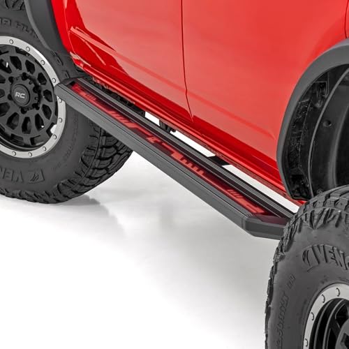 Rough Country Multi-Color LED Running Boards for Ford Bronco 4-Door...