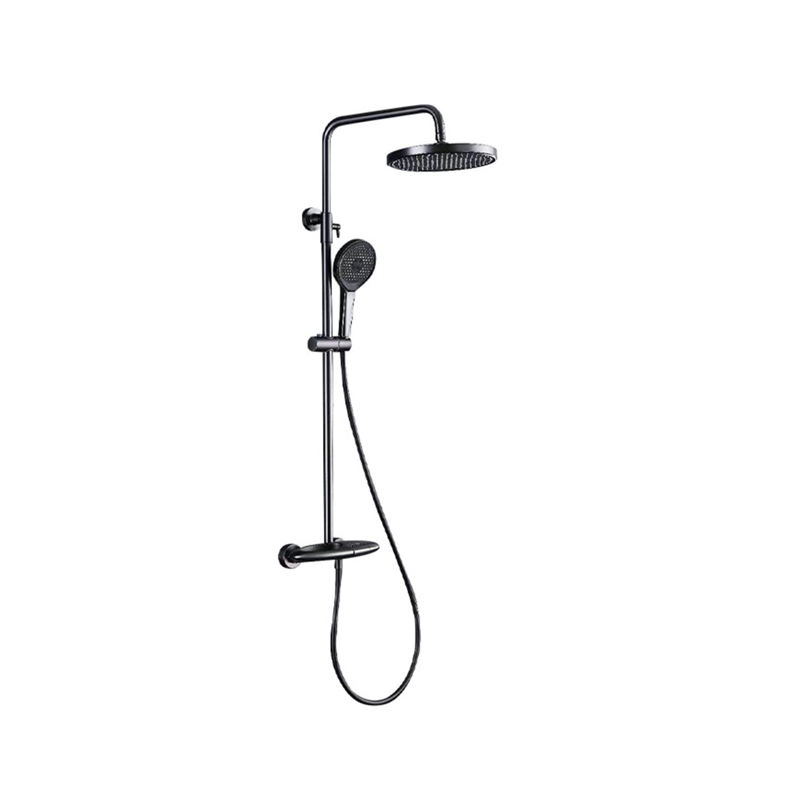 Juego de ducha de cobre de lujo con acabado premium para baño moderno