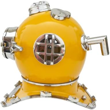 18" Diver's Diving Helmet | Home Decorative Helmet with Mark V | Yellow |