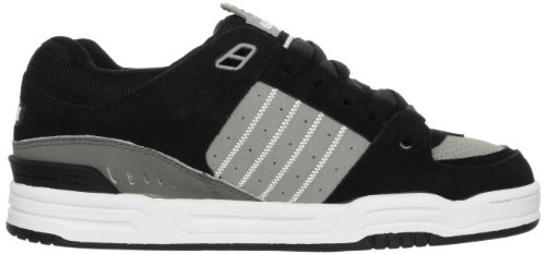 Image of Globe Mens Fusion Skate Shoes, Black /Grey, 6.5 M US