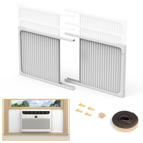 Powrocket Window Air Conditioner Side Panels with...