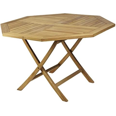 ArtTeca Mesa Plegable Octogonal de Teca Cover