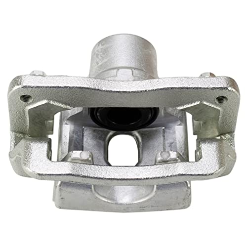 Image of TRQ Rear Driver and Passenger Side Brake Caliper Set Caliper Brackets Hardware Compatible with 2010-2012 Hyundai Santa Fe 2011-2013 Kia Sorento