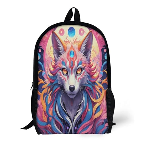 Sac à dos loup 3D à fermeture éclair, cadeau ados idéal
