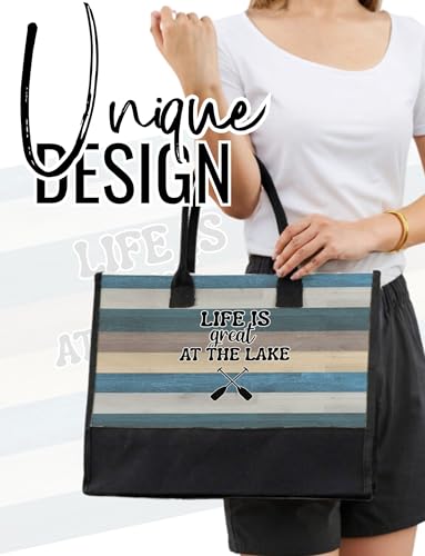 Bolsa Tote de Lona InnoBeta Lake House miniatura 2