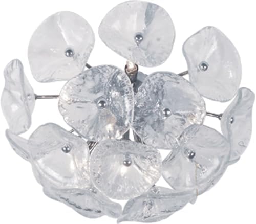 ET2 Fiori-8 Light Flush/Wall Mount in Leaf style-16.5 Inches Wide by 8.75 inches high