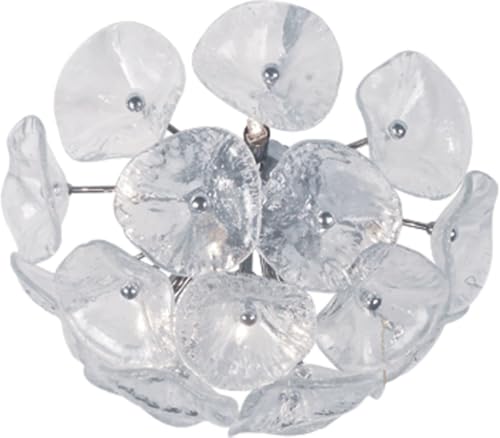 ET2 Fiori 8 Light 16.5 Inch Wide Flush Mount with Polished