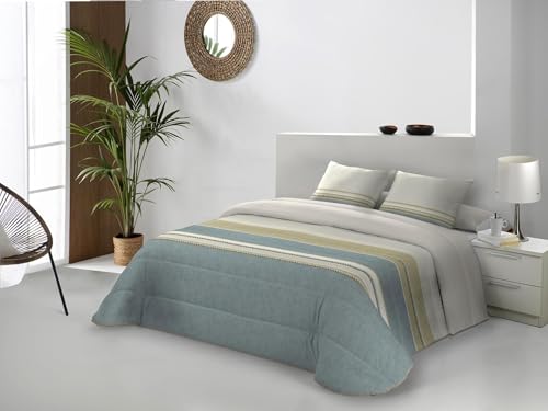 JVR | Conforter Nórdico Tamaño 205 Ligero y Cálido para Invierno – Edredón Aislante Color Azul para un Descanso Cómodo y Reparador