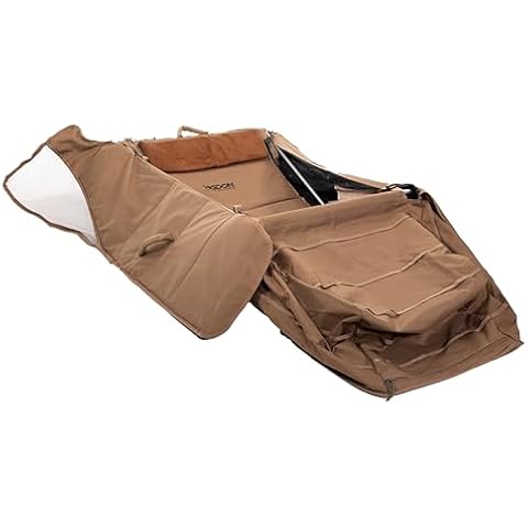Higdon Outdoors Quick Draw Backpack Blind System (Dirt) | Weather Proof Hunting Blind with Adjustable Backrest and Pin Free Deployment Cover