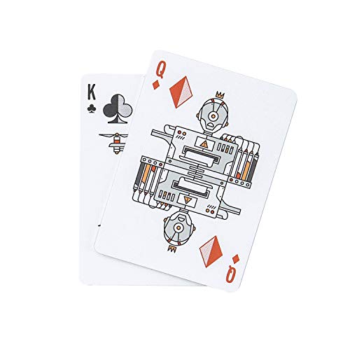 Stellar Factory Baraja Póker Robots 54 Cartas Tema Robot miniatura 3
