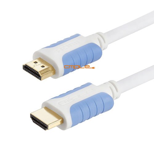 Cmple - White Hdmi Cable 6Ft - 4K Hdmi 2.0 Cable Ultra High Speed Hdtv Cord With 3D Hdr & Ethernet Channel Hdmi To Hdmi Male #TOP2