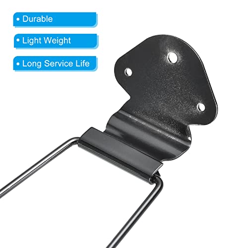 PATIKIL 6 String Guitar Trapeze Tailpiece Bridge for Jazz Acoustic Guitar Bass Replacement Black, 180mm - Image 4