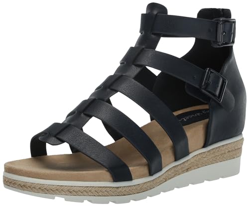 Sandale cale Simone Easy Street marine 38 avec semelle confort