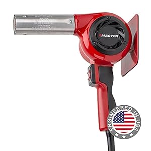 Master Appliance HG-501D Industrial Heat Gun, Quick Change Plug-In Heating Element, 1200F, 120V, 1740W, 14.5 Amps…