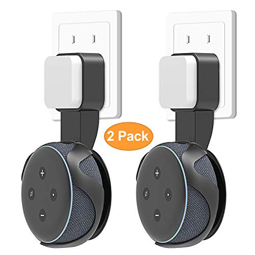 (2 Pack) Outlet Wall Mount Hanger Holder Stand Compatible with Dot 3rd Gen