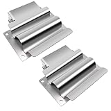 SH675SS 2 Pack Stainless Steel Spring-Loaded Shovel Holder for Dump Truck and Trailer, Heavy Duty Tool Mount