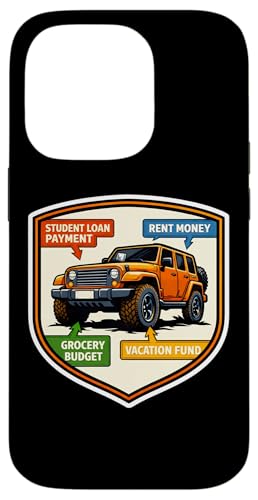 Funny �I�t���[�h �ԗ����L�� 4X4 ���D�� �}�l�[�s�b�g �X�}�z�P�[�X iPhone 14 Pro �p