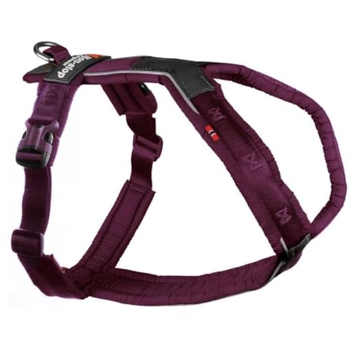 Non-stop dogwear Line Harness 5.0 | 215| Kör och vardagsrätter i Purple, storlek: G 7