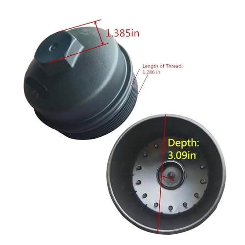 Couvercle de filtre à huile 3C3Z-6766-CA résout fuites de boîtier - 2
