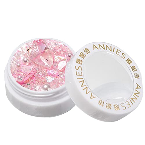 Glitter grosso, lantejoulas grossas e mistura de pó de glitter fino - adesivo de flocos iridescentes