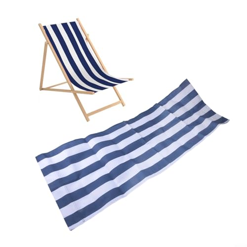 Telo di ricambio per sdraio da spiaggia, copertura per sedia pieghevole in poliestere, 120 x 45 cm, fascia di ricambio per poltrona reclinabile (1 pezzo)