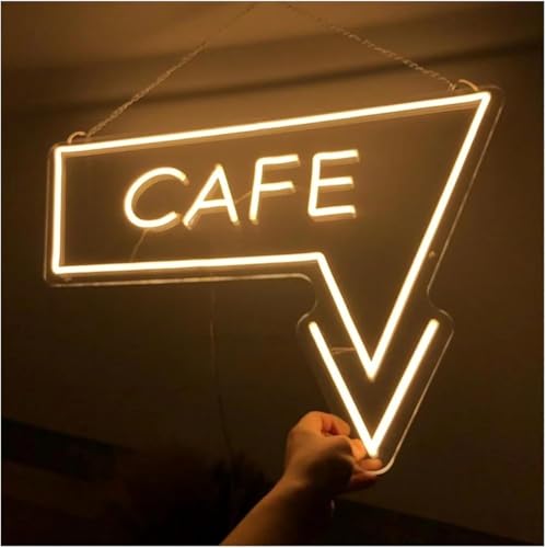 Lumières néon décoratives haut de gamme avec logo CAFE rétro chic - 4