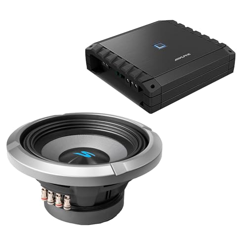 Alpine S2-A60M S-Series Class-D Amp w/ S2-W8D2 8