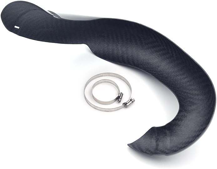 Dirt Bike Exhaust Cover-CE04 Carbon Fiber Exhaust Cover Guard Protection For KTM HUSQVARNA GASGAS 2023-2024