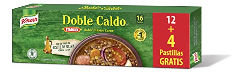 Knorr - Caldo Pastilla Doble Caldo Sabor Clásico Carne (12+4)