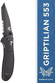 Benchmade 553SBK-S30V Griptilian Tanto Point Black Serrated