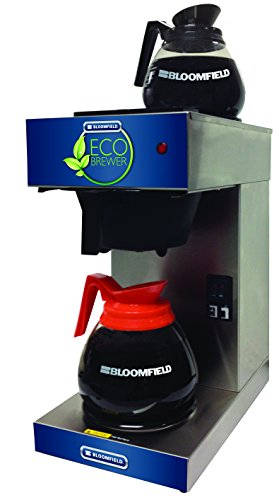 Bloomfield 4B-4543-D2-120V Two Warmer Low Profile Brewer, 13 3/4