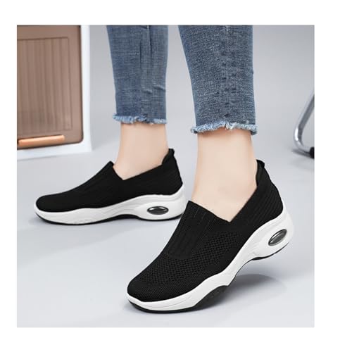 Women Orthopedic Sneakers Slip On Air Cushion Wedge Walking Shoes Arch Support Low Top Shoes Orthopedic Shoes for Women2