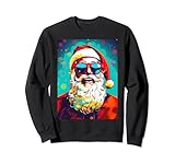 Photo Gallery babbo natale pop art retro vintage natale natale felpa Photo Gallery babbo natale pop art retro vintage natale natale felpa