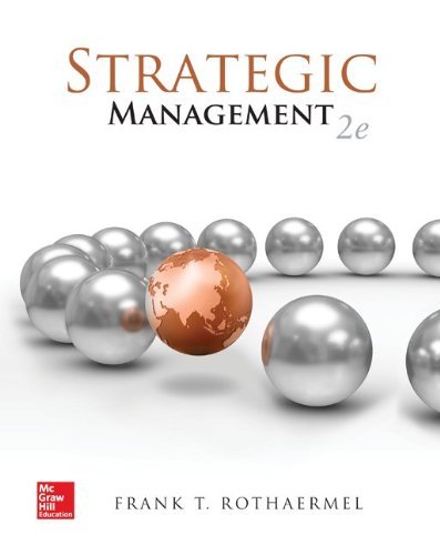Strategic Management: Concepts by Frank Rothaermel (2014-01-09)