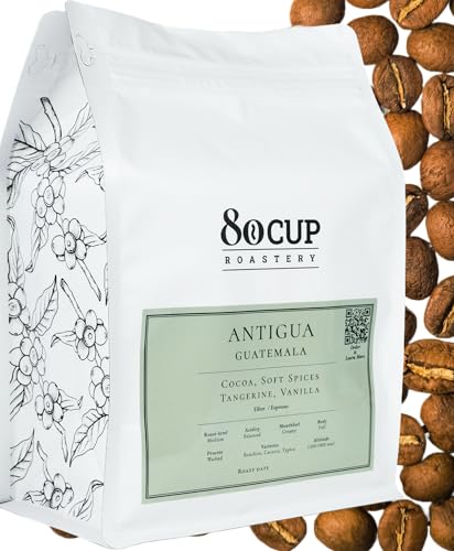 Best Coffee Beans for Iced Coffee: Top Picks for Refreshing Cold Brews 10 Roasted After Order ~ Freshest Specialty Coffee Beans | 80 CUP Roastery | Guatemala Antigua, Single Origin(1kg) Spezialitäten Kaffeebohnen, Frisch Geröstet