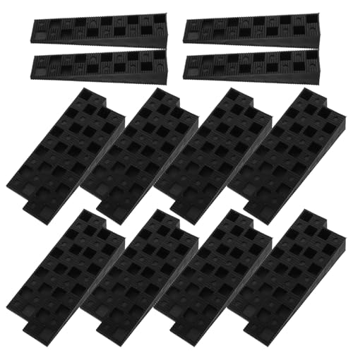 COHEALI 20 Pezzi Cunei in Plastica Regolabili per Livellamento Porte e Finestre Distanziatori Resistenti per Installazione e Allineamento Spessori Multifunzionali per Mobilia e Costruzioni