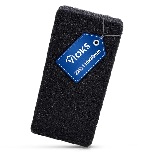 VIOKS Filter für Trockner 225x110x30 mm Ersatz für Gorenje Trockner Filter 327136 Schaumstoff Filter für Wäschetrockner Wärmepumpentrockner 9 kg A+++, Trockner 8kg
